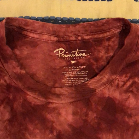 Primitive dark red tie dye. - Picture 3 of 3